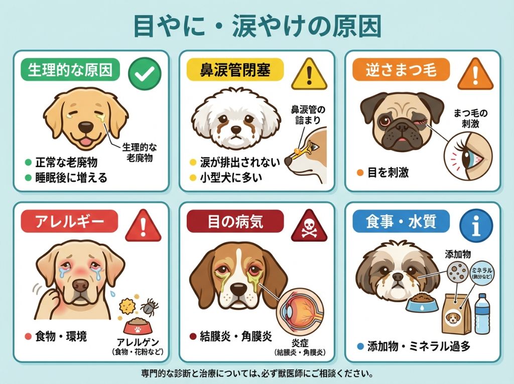 涙やけの原因と対策