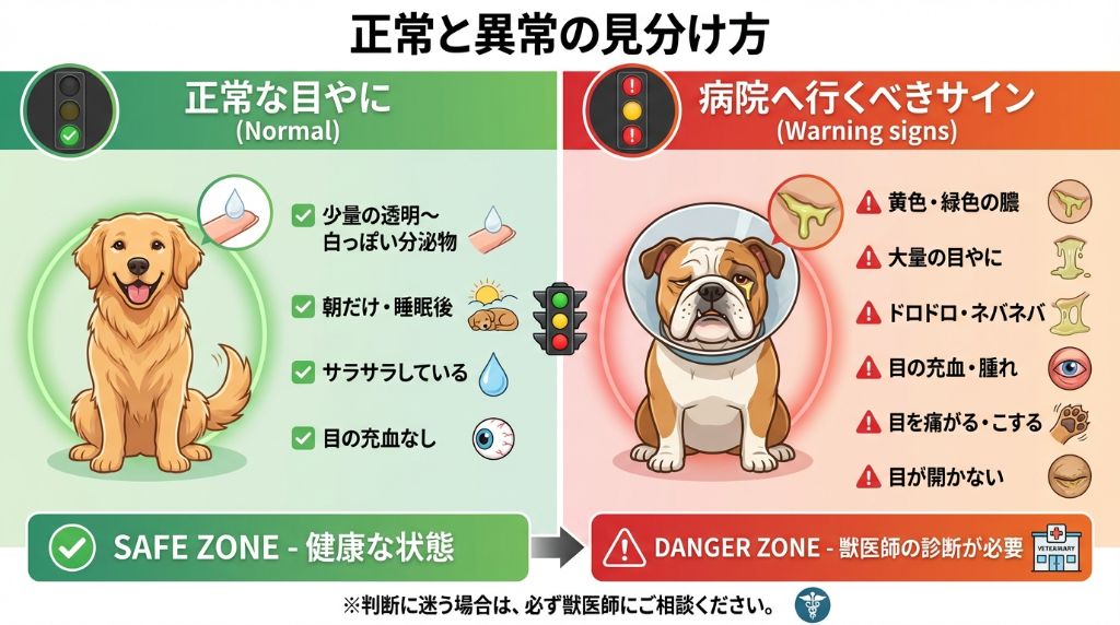目やに・涙やけのチェック